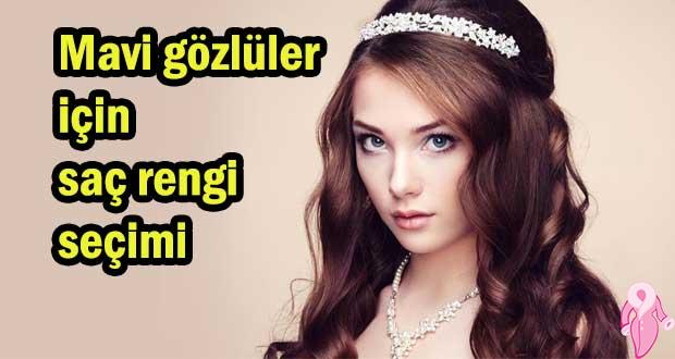 Mavi gözlüler için saç rengi seçimi