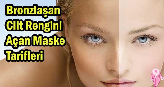 Bronzlaşan Cilt Rengini Açan Maske Tarifleri