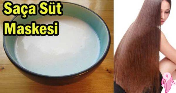 Saça Süt Maskesi Saça Süt Maskesi