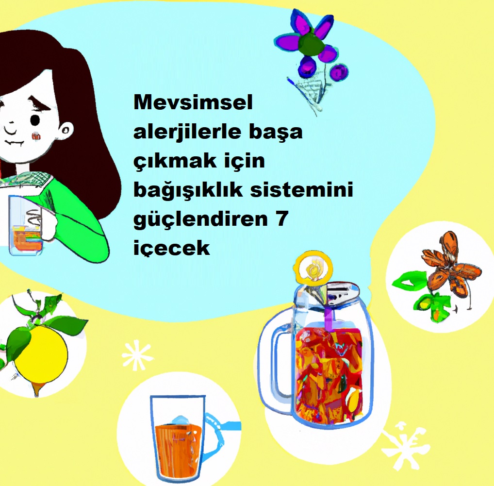 Mevsimsel alerjilerle başa çıkmak için bağışıklık sistemini güçlendiren 7 içecek