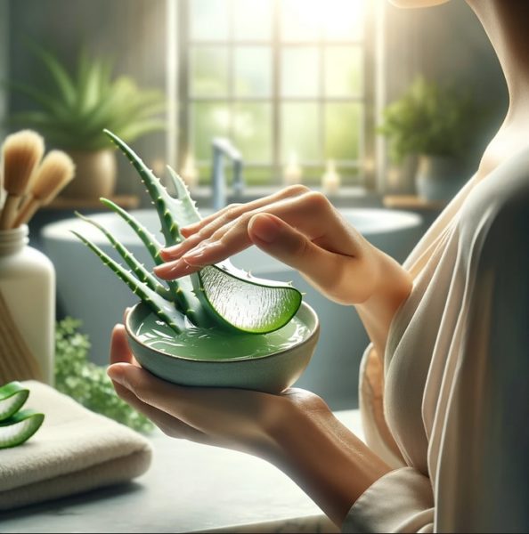 kepek için ev çareleri: aloe vera jeli